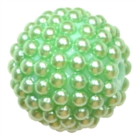 20mm Pastel Green Berry Acrylic Bubblegum Beads
