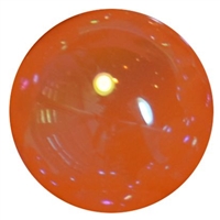 20mm Orange Shiny AB Bubble Style Acrylic Gumball Bead