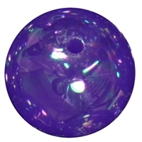 20mm Purple Shiny AB Bubble Style Acrylic Gumball Bead