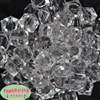 20mm Clear Ice Cube Bubblegum Bead