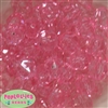 20mm Clear Pink Facet Bubblegum Beads