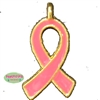 Enamel Pink Ribbon Charm