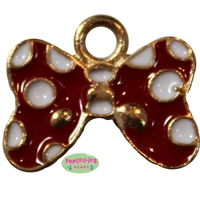 Enamel Bow Charm