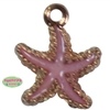 Small Enamel starfish Charm