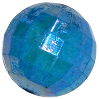 20mm Blue Disco Ball Bubblegum Beads