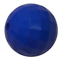 20mm Royal Blue Disco Ball Bubblegum Beads