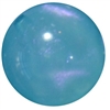 20mm Cyan Blue Frost Acrylic Bubblegum Beads