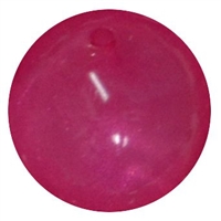 20mm Hot Pink Frost Acrylic Bubblegum Beads