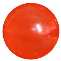 20mm Orange Frost Acrylic Bubblegum Beads