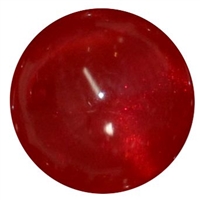 20mm Red Frost Acrylic Bubblegum Beads