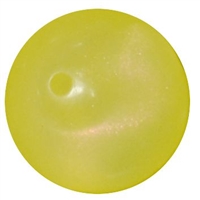 20mm Yellow Frost Acrylic Bubblegum Beads