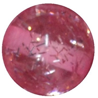 20mm Clear Pink Glitter Acrylic Bubblegum Beads