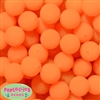 20mm Orange Glow in the Dark Acrylic Bubblegum Beads