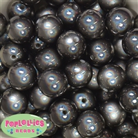 20mm Black Illusion Style Acrylic Bubblegum Bead