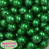 20mm Green Illusion Style Acrylic Gumball Bead