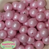 20mm Matte Pastel Pink Acrylic Bubblegum Beads Bulk