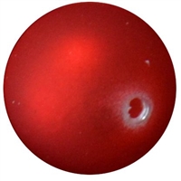 20mm Matte Red Acrylic Bubblegum Beads