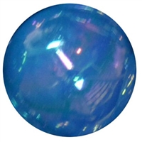 20mm Blue Miracle AB Acrylic Bubblegum Beads