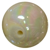 20mm Cream Miracle AB Acrylic Bubblegum Beads