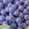 20mm Lavender Miracle AB Acrylic Bubblegum Beads Bulk
