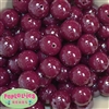 20mm Maroon Miracle AB Acrylic Bubblegum Beads