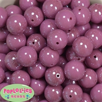 20mm Mauve Miracle AB Acrylic Bubblegum Beads