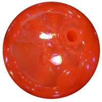 20mm Neon Orange Miracle AB Acrylic Bubblegum Beads