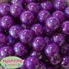 20mm Neon Purple Miracle AB Acrylic Bubblegum Beads