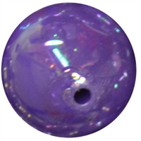 20mm Purple Miracle AB Acrylic Bubblegum Beads