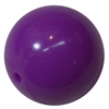 20mm Neon Purple Jelly Style Acrylic Bubblegum Beads