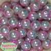 20mm Multi Color Mermaid Acrylic Faux Pearl Bead