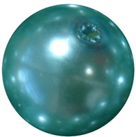 20mm Turquoise Faux Acrylic Pearl Bubblegum Beads