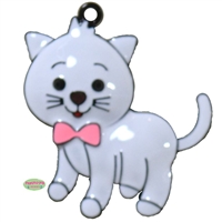 Cute Little Kitty Enamel Pendant