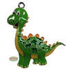 Green Dinosaur Enamel Pendant