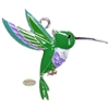 Enamel Hummingbird Pendant