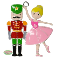 The Nutcracker Ballet Enamel Pendant