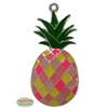 Pineapple Enamel Pendant 48mm x 33mm