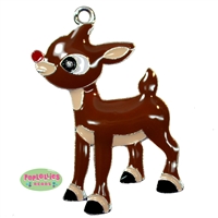 Rudolph the Red Nosed Reindeer Enamel Pendant