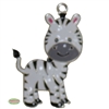 Precious Zebra Pendant 59mm x 22mm rhinestone and enamel