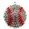 Rhinestone Baseball Pendant 45mm x 45mm