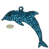 Blue Dolphin Rhinestone Pendant