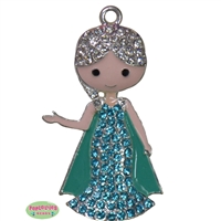 Princess Elsa Frozen Rhinestone Pendant