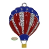 USA Hot Air Balloon Rhinestone Pendant