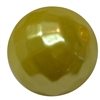 20mm Yellow Facet Acrylic Pearl Bubblegum Beads