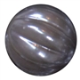 20mm Gray Pumpkin Style Acrylic Bubblegum Bead