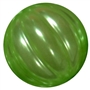 20mm Lime Green Pumpkin Style Acrylic Bubblegum Bead