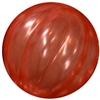 20mm Orange Pumpkin Style Acrylic Bubblegum Bead