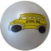 20mm School Bus Print Beads