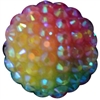 20mm Tie Dye Rhinestone Bubblegum Beads