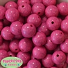 20mm Hot Pink Gator Egg Bubblegum Bead